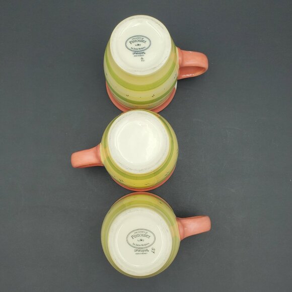 Pfaltzgraff Secrets of Pistoulet Mugs Jana Kolpen Red Handle Red Ring Coffee Mug - Picture 4 of 6